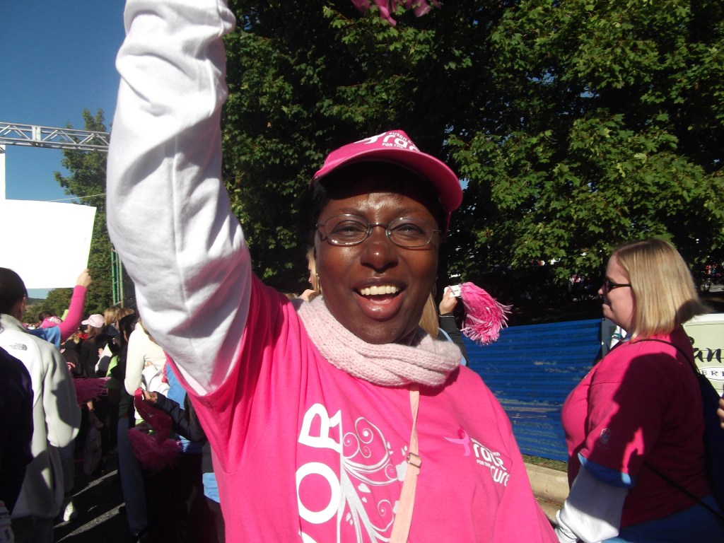 Penny fundraising for other women living with breast cancer!